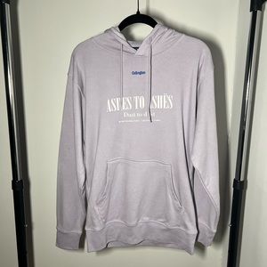 Civil Regime Lavender Lightweight Hoodie Size M